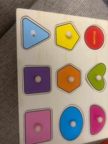Montessori Early Education Puzzle Shape Matching For Young Children photo review