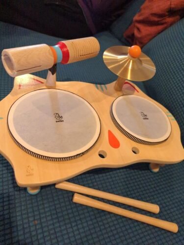 Montessori Wooden Drums Set photo review