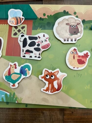 Children’s Enlightenment Animal Sticker Book Puzzle Educational Toys Baby Montessori Early Education photo review