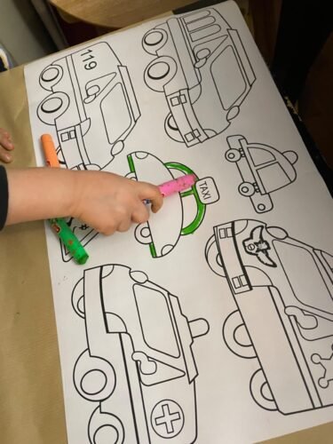 Coloring Paper Roll Graffiti Scroll Puzzle Toy photo review