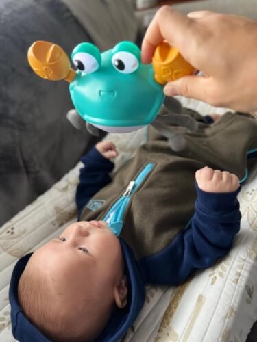 Cute Sensing Crawling Crab Baby Toys photo review