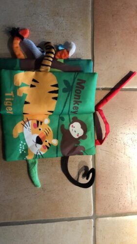 Beiens 3D Soft Cloth Baby Books: Animal and Vehicle Themes, Montessori Educational Toys for Toddler Development photo review