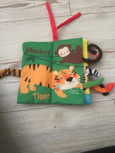 Beiens 3D Soft Cloth Baby Books: Animal and Vehicle Themes, Montessori Educational Toys for Toddler Development photo review