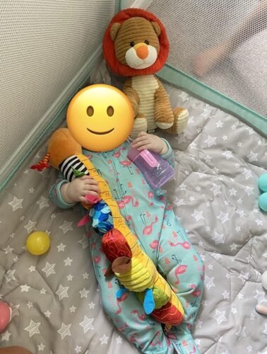 Musical Caterpillar Plush Toy photo review